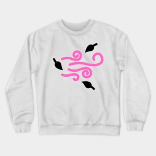 pink black texture design Crewneck Sweatshirt